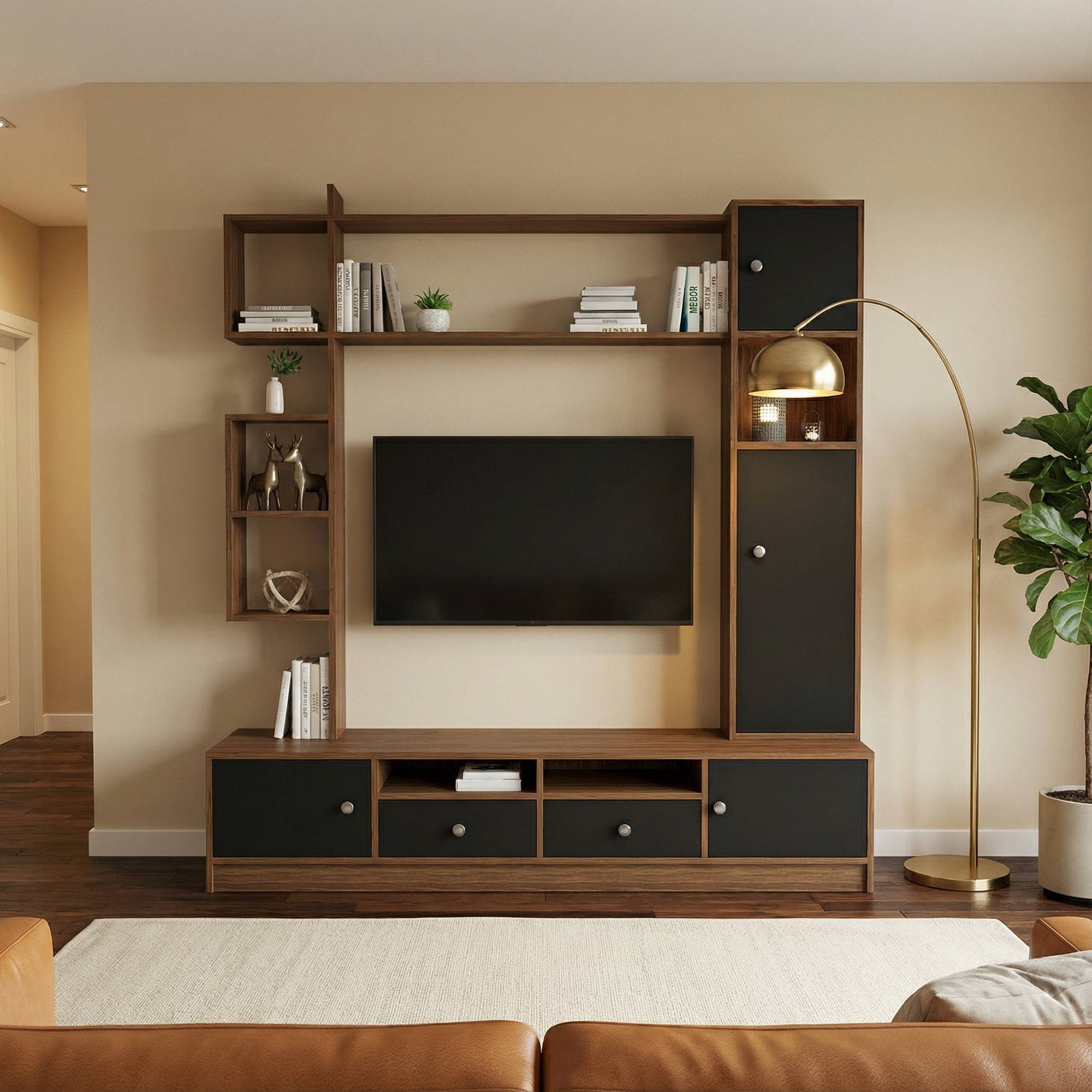 Elysian Tv Cabinet - Black