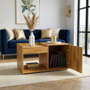 Nova Coffee Table with Storage – Gold Oak
