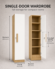 Oslo Single Door Wardrobe