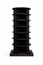 SpinPro™  360° 7 Tiers Rotating Shoe Rack with Wide Base - Wenge