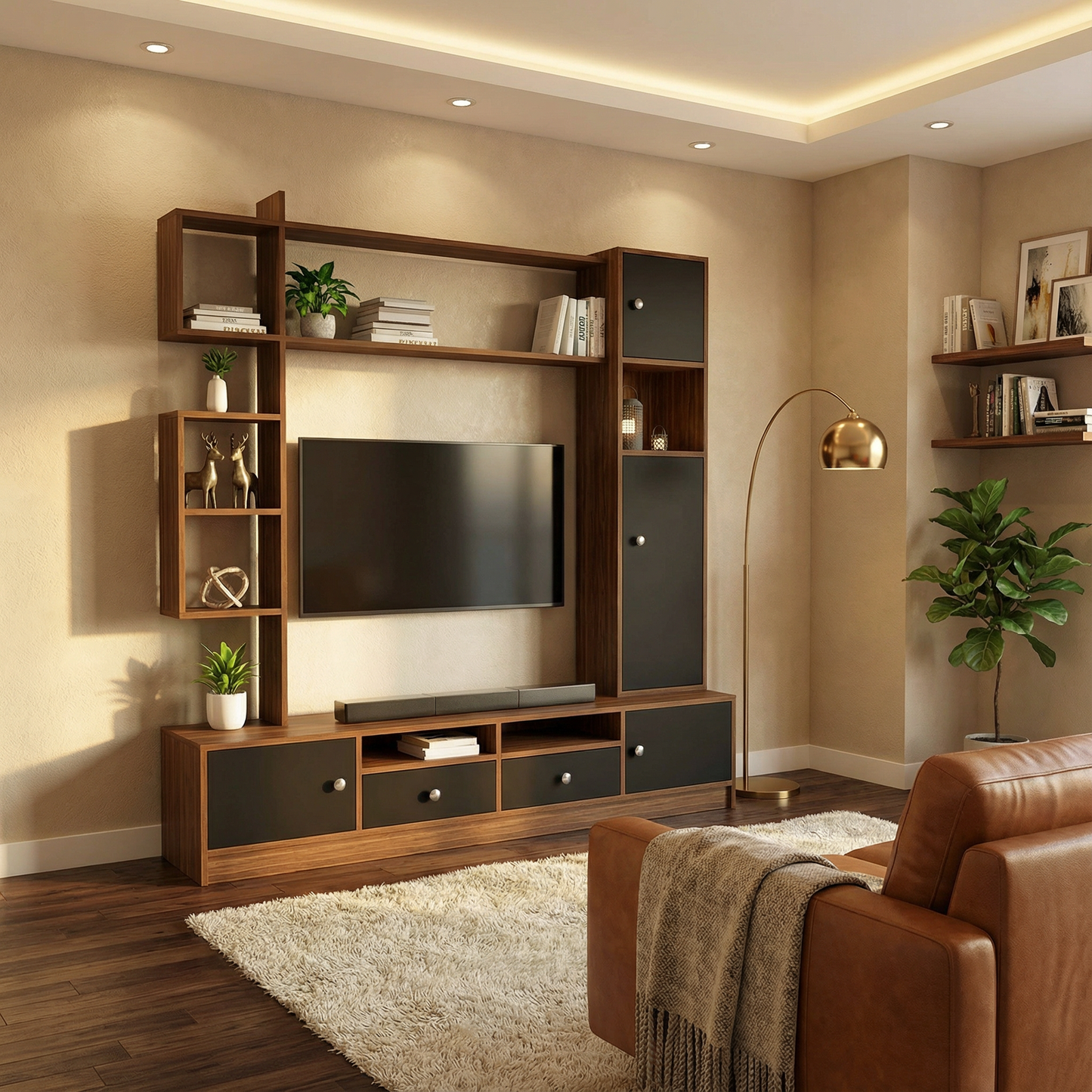 Elysian Tv Cabinet - Black