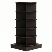 SpinPro™  360° 5 Tiers Rotating Shoe Rack with Wide Base - Wenge